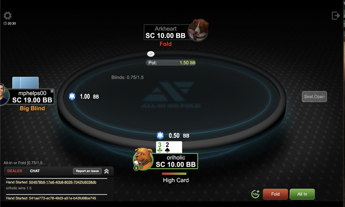 Have you seen what the team <a href="/official_glp/">Global Poker</a> has been cooking? Michael Phelps has!

Brand new All-In or Fold ring games are now live. Make your decisions pre in Hold'em and on the flop in Omaha!