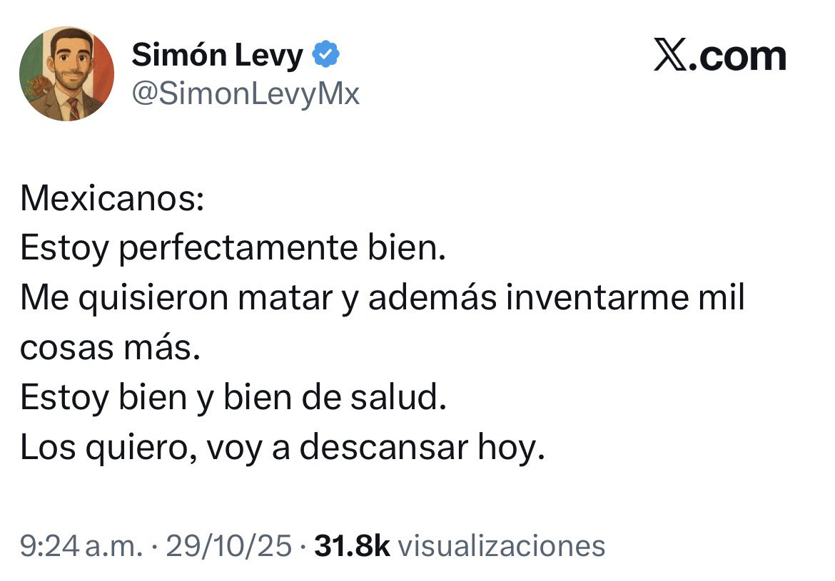 LupitaJuarezH's tweet photo. 🔴 Asegura Simón Levy que no fue detenido y que intentaron matarlo en Washington hace unas horas. https://t.co/rElIpCqVq1