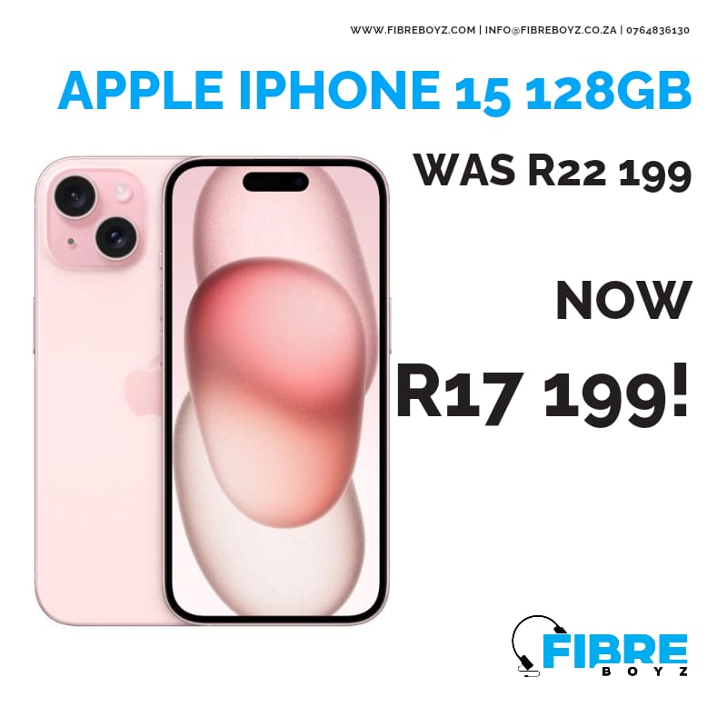 FibreBoyz's tweet image. iPhone 15. Run your business. Dynamically.

Stay on top of the latest in your business with Dynamic Island alerts and Live Activities. Bring the best of your products to life with a 48MP Main camera and 2x Telephoto. 
fibreboyz.com/shop/apple/sma…