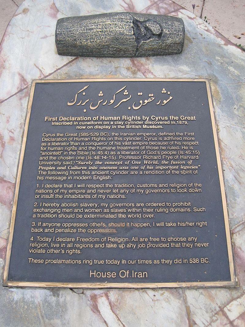 BijanSartipi's tweet photo. Yes, 2,500 years ago Cyrus the Great founded an empire built on dignity and human freedom. Today, Iranians across the world honor that legacy, not the regime that hijacks it. The love for Persia’s true heritage belongs to the people, not the tyrants. #CyrusDay @FDD_Iran https://t.co/oxOpSTdZc7