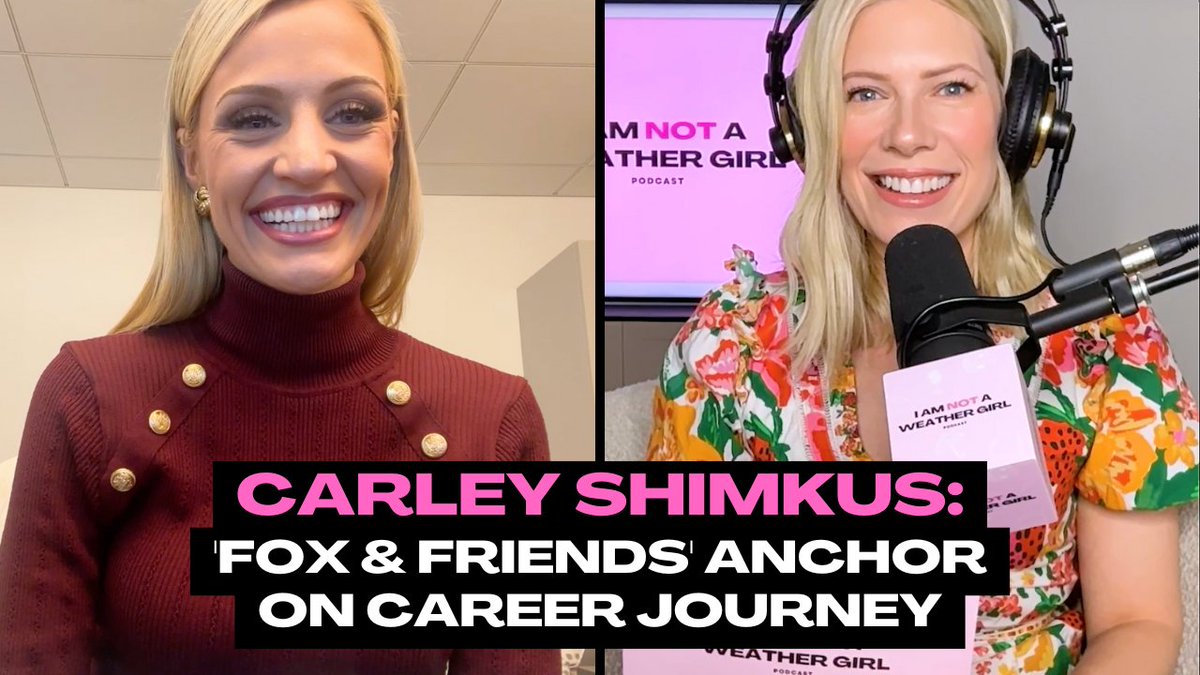ICYMI: I interviewed <a href="/foxandfriends/">FOX & Friends</a> anchor <a href="/CarleyShimkus/">Carley Shimkus</a>. We discussed everything from her career to motherhood to marriage!
LISTEN NOW:
APPLE: podcasts.apple.com/us/podcast/car…
SPOTIFY: open.spotify.com/episode/2R2imJ…
#FOXNews #FOX #journalism #news #careers