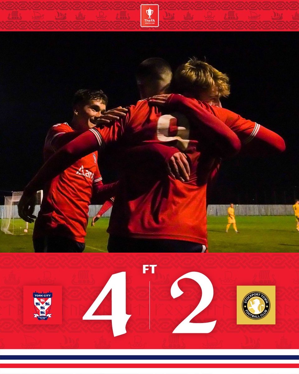 YCFCAcademy's tweet image. 😍 INTO ROUND TWO!

#YCFC 🔴🔵