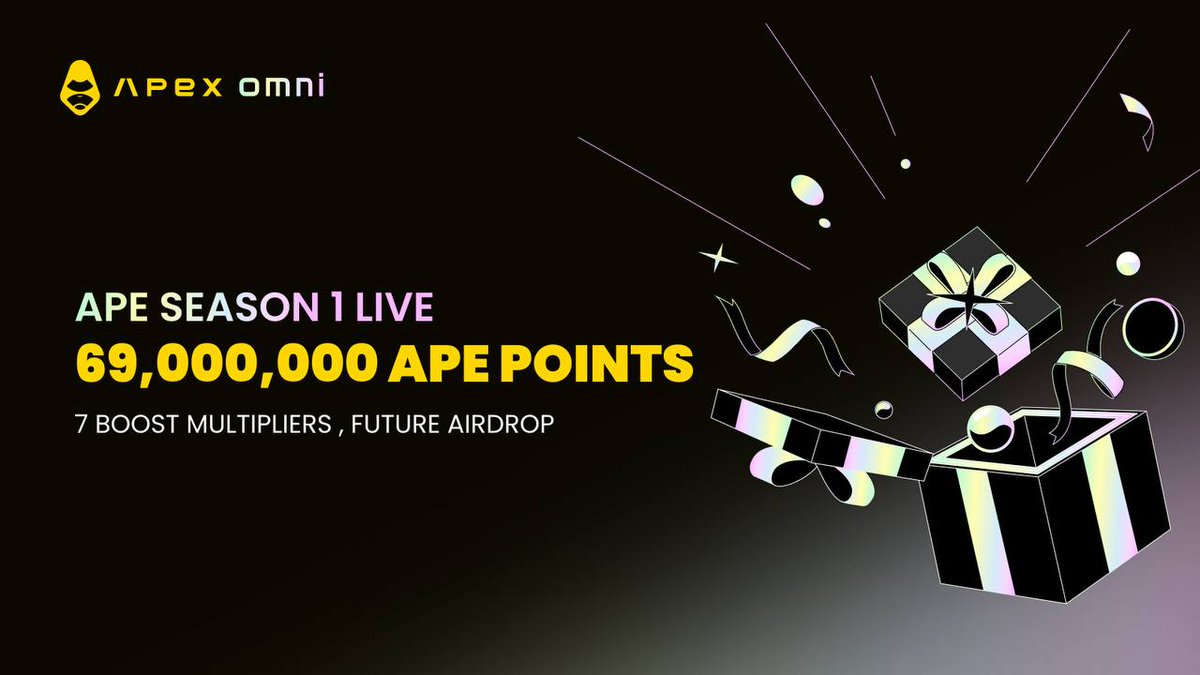 🚀 ApeX Exchange takes on-chain trading further.

💥 Perps &amp; Spot up to 100×

⚡️ Multi-chain, gasless, seamless

💰 Earn with staking, vaults &amp; copy-trading

Get 5% off fees + farm points 👇

🔗 join.omni.apex.exchange/AFF-7714

Follow <a href="/OfficialApeXdex/">ApeX Protocol</a>

🧠

#ApeX