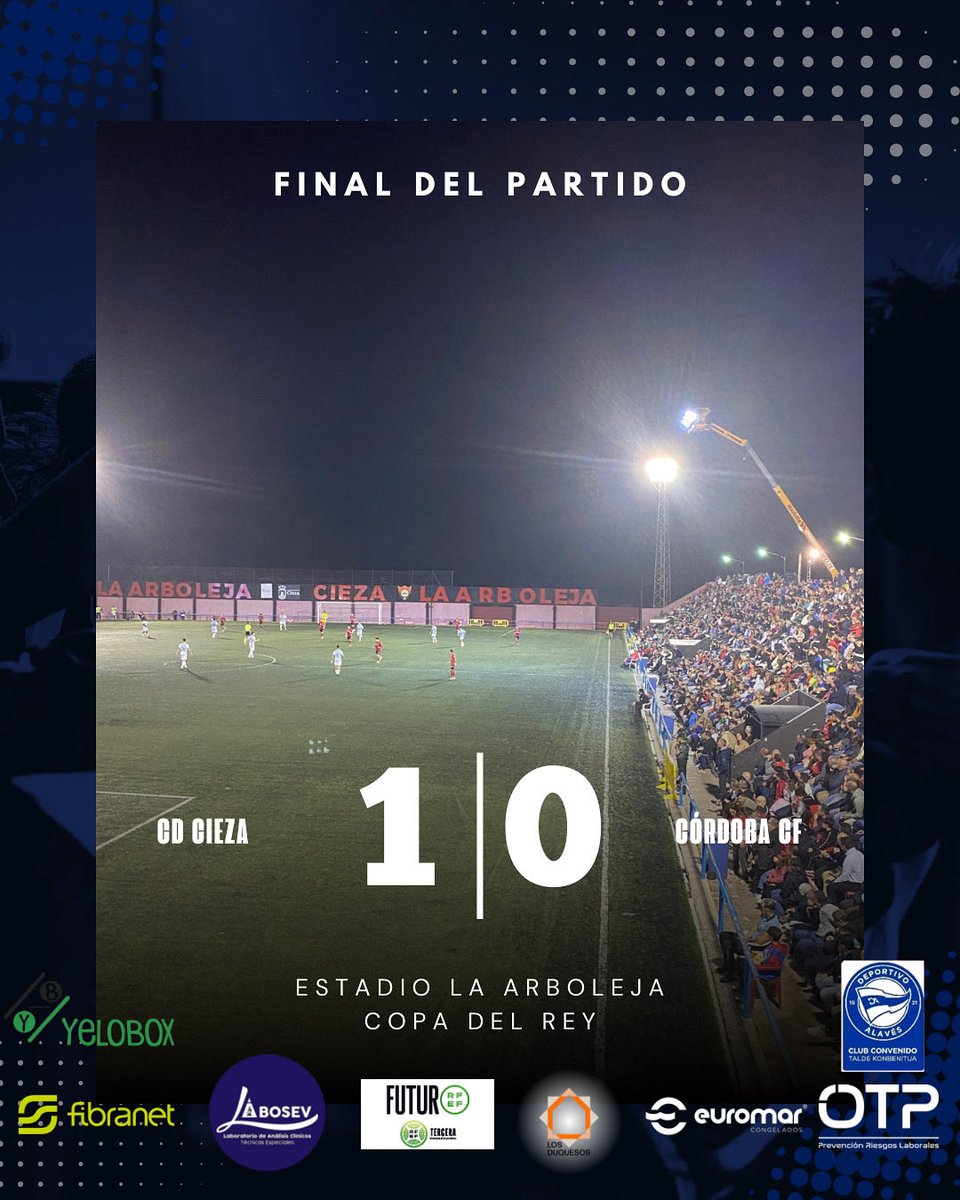 cdcieza_'s tweet image. HISTORIAAAAAAAAAAAAAA
CD CIEZA 1-0 CÓRDOBA CF