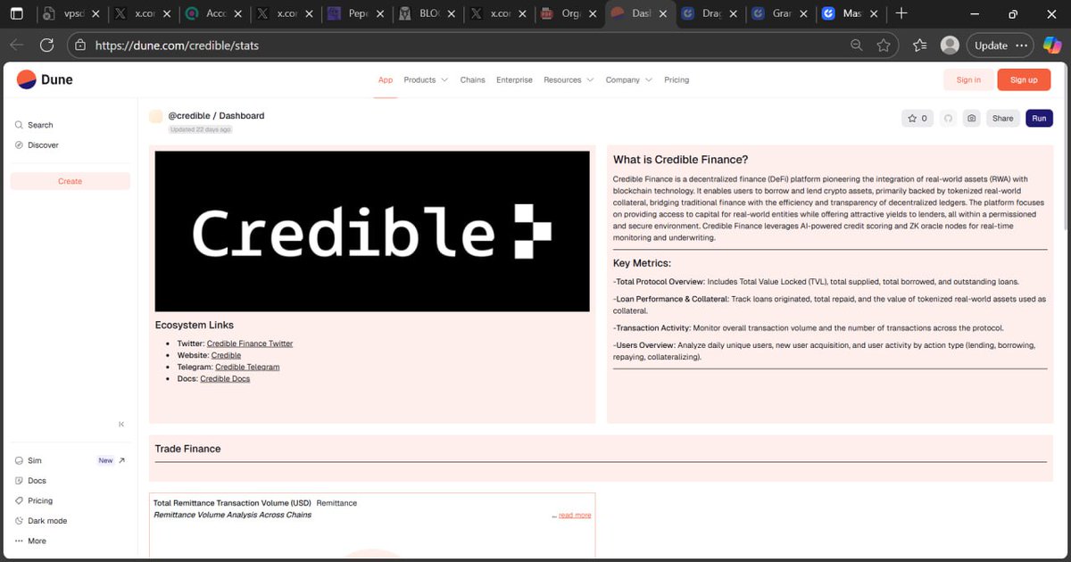 Web3kxn_'s tweet photo. Lately we've seen a decent amount of Defi protocols onboard Tradfi companies into the space ( some of these companies with the sole aim to build, some to max extract),but one concept I've not seen until yesterday was a protocol where you can be a who you are( a defi usoor) and you get benefits off that IRL without having to offramp.. 

I'm talking about @crediblefin, with over $97 million in volume,Credible has solidified their role as the RWA and credit layer of web3 for Tradfi, basically Credible provide vaults for users and pools instutions, with vaults you can get apy on your deposits( that's not all) you can also get Credible credit cards and you can use these credit cards IRL against your capital, basically bnpl but this time using your onchain txns history and behaviour..

Lets take for instance, a user deposits  into an instution pool,when the Credible cards are live, that user can access the services of a Neobank or Fintech that Credible has partnered with, without having to offramp.

Tldr: Credible adopts the credit system but this time it's onchain.

The waitlist for the cred card Is now live, join with the link in the comments