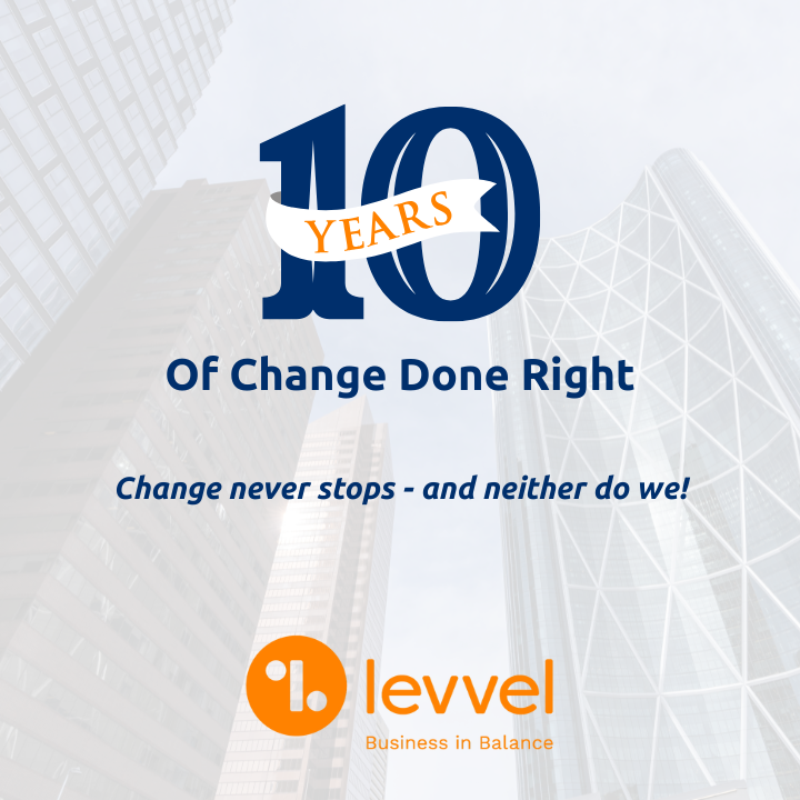 Levvel_Inc's tweet photo. Levvel turns 10! 100+ change engagements. Strategic divestiture of our Talent Division to Procom marks a new chapter focused on Organizational Change Management. Recognized as one of Canada’s Top Growing Startup Companies. Serving enterprises &amp; mid-sized orgs. #YYCBusiness https://t.co/1BblwgQ5i2