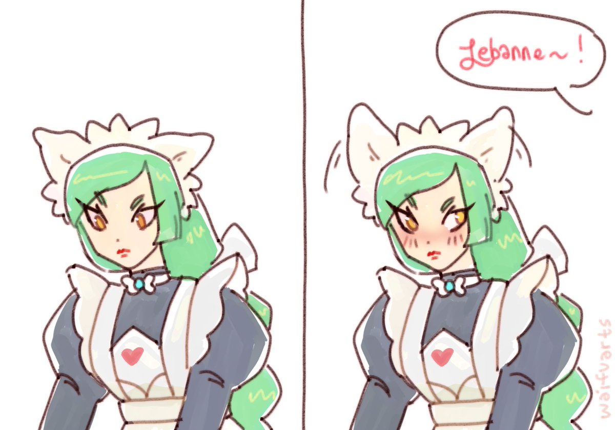 Her mistress's voice