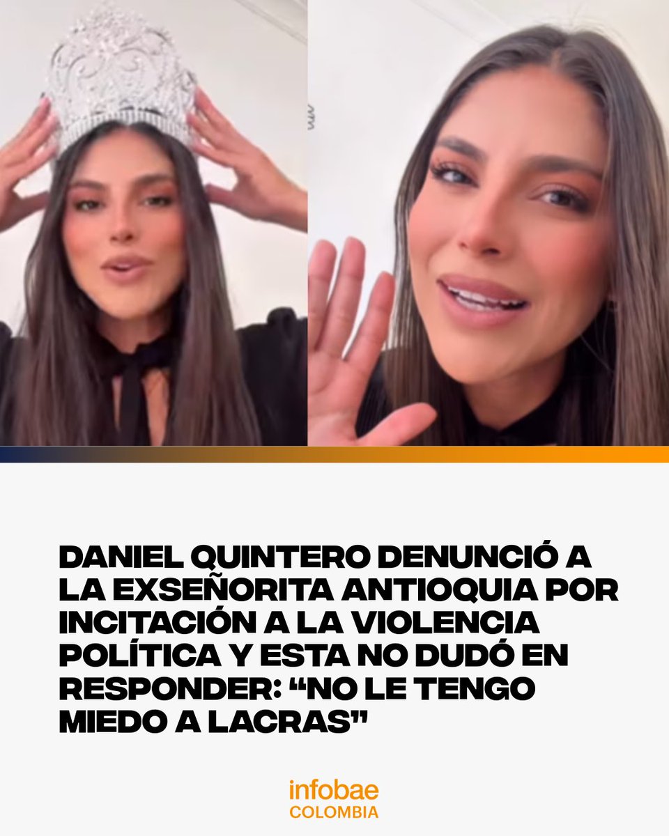 infobaecolombia's tweet image. Laura Gallego utilizó sus redes sociales para responder a la denuncia del exalcalde de Medellín, #DanielQuintero. 

Sus declaraciones respondieron a la denuncia que el político del #PactoHistórico le interpuso. 

Los detalles: infob.ae/49rHc76