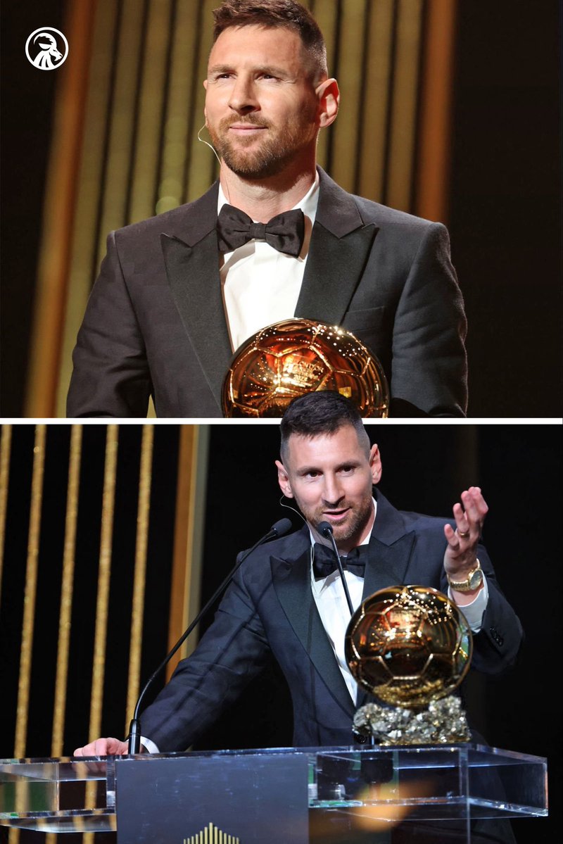 Messi World (@m10goat) on Twitter photo في مثل هذا اليوم قبل عامين . .
الأسطورة ليو ميسي يُحقق الكرة الذهبية الثامنة 🐐🌕 في مثل هذا اليوم قبل عامين . .
الأسطورة ليو ميسي يُحقق الكرة الذهبية الثامنة 🐐🌕