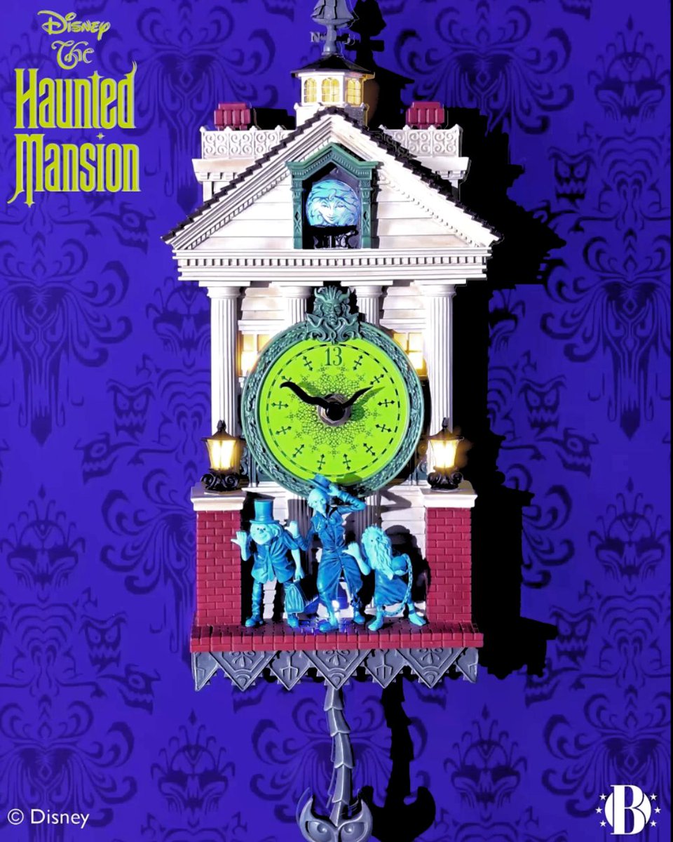 Welcome, foolish mortals! This officially licensed Haunted Mansion wall clock glows with eerie light and is not sold in stores.
Pre-order now before it vanishes! Click to shop: bit.ly/430ubxq

#Disney #HauntedMansion #Halloween