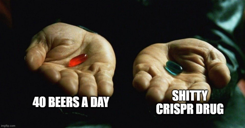 Two ways to absolutely fuck your liver...choose wisely