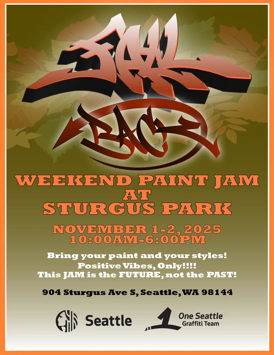 Flyer for paint jam