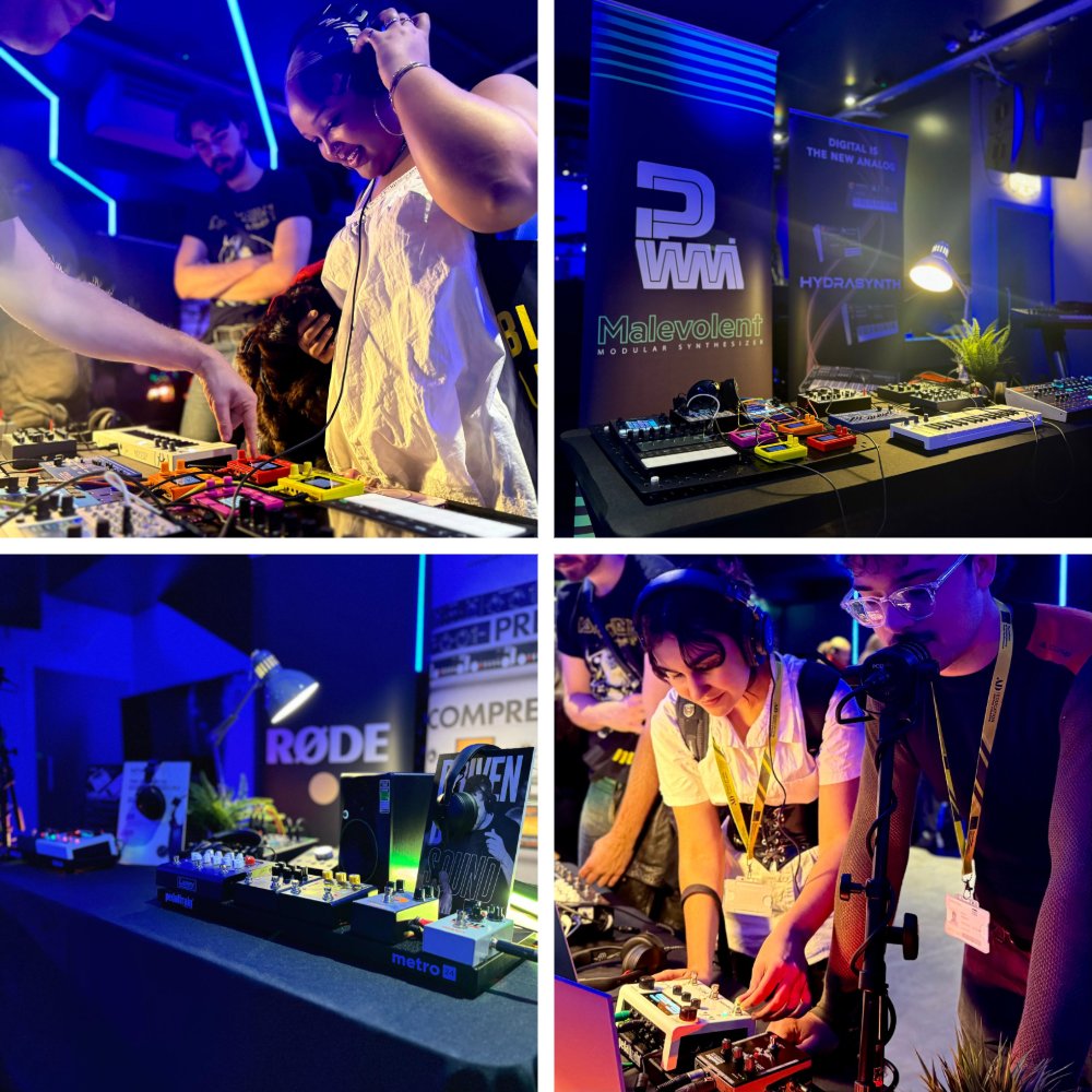 SourceDist's tweet image. The Source team hit the @ICMP_uk Audio: Industry Partners Fair to showcase the latest audio gear.
Students got hands on with @MackieGear @EventideAudio @WarmAudio @DreadboxFx PWM @AshunSound 1010Music and @rodemics
Connecting future musicians with the tools to create.