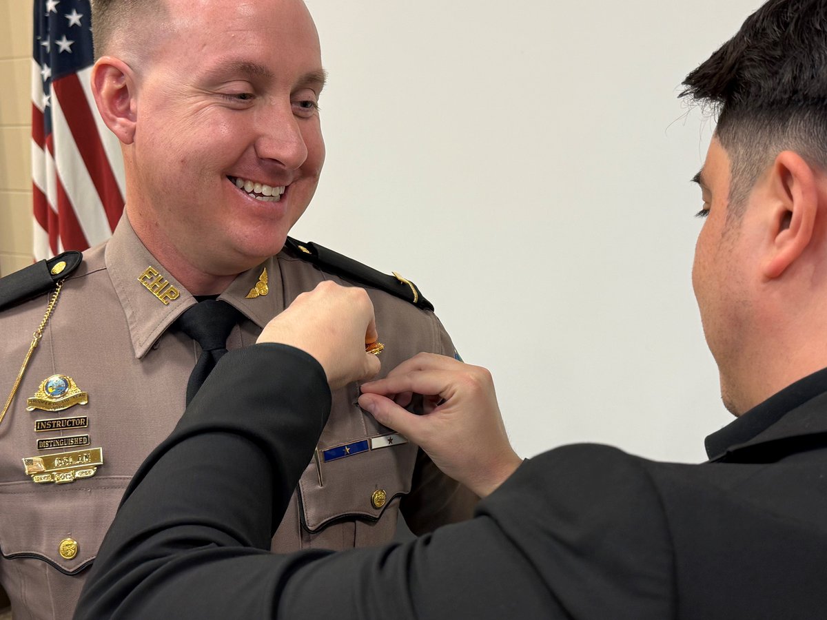 FHPTampa's tweet photo. Congratulations today to newly promoted Captain Nick Dolan, assigned to Troop C as the Tampa and Pinellas Park District Commander. Well done!
#FHP #StateTroopers #TampaBay #Florida https://t.co/MFzlPLu3rj