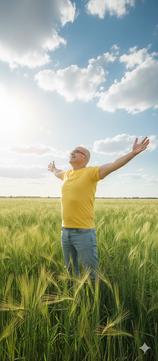 Marcelo_Aloe's tweet image. INSTANTE DORADO: CAMPO, SOL Y BRISA
​Usa este prompt en Google Nano Banana: replica pose de costado en un campo de trigo, con sol y brisa. Vestimenta (vestido amarillo o casual primaveral) y luz perfectas. Mantiene tu rostro y cuerpo (presiona Alta)
​#GoogleNanoBanana #PromptIA