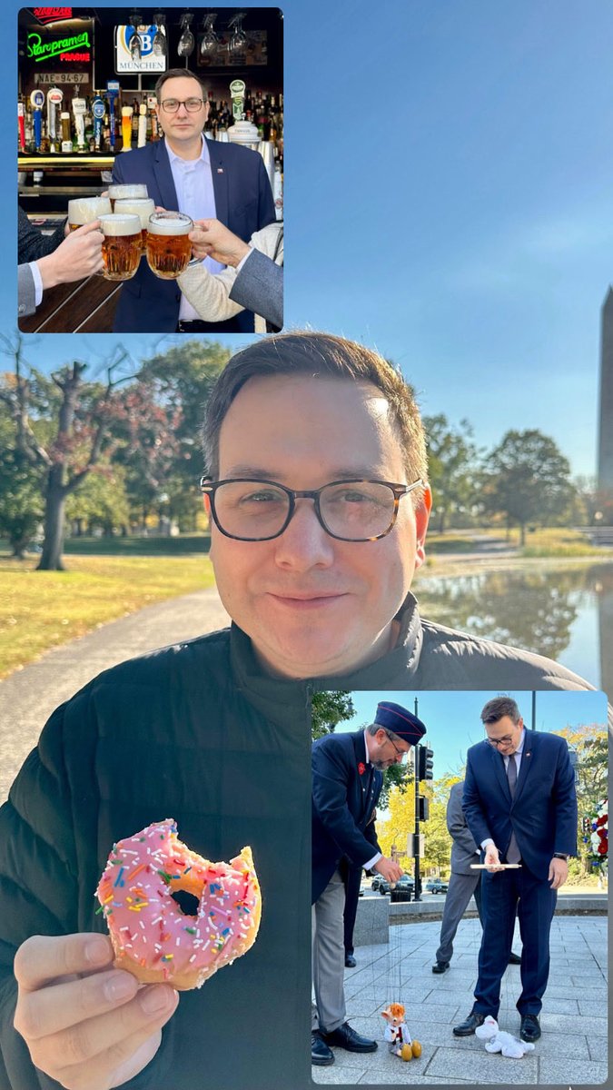 Ministr <a href="/JanLipavsky/">Jan Lipavský</a> si před odchodem za peníze daňových poplatníků udělal výlet do USA. Co tam dělal? Pojídal koblihy, pil pivo, hrál si s loutkami Hurvínka, povídal si s antitrumpovskými neziskovkami a NESETKAL se s nikým z Trumpovy administrativy. Tj. nedělal tam nic. Byl tam