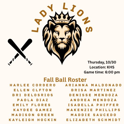 See you Thursday! #golions #lionfamily