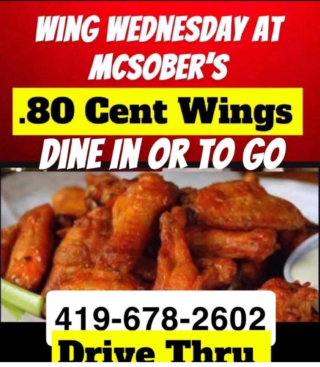 🇺🇸419-678-2602🇺🇸

🚨Drive Thru Open till 8:00🚨