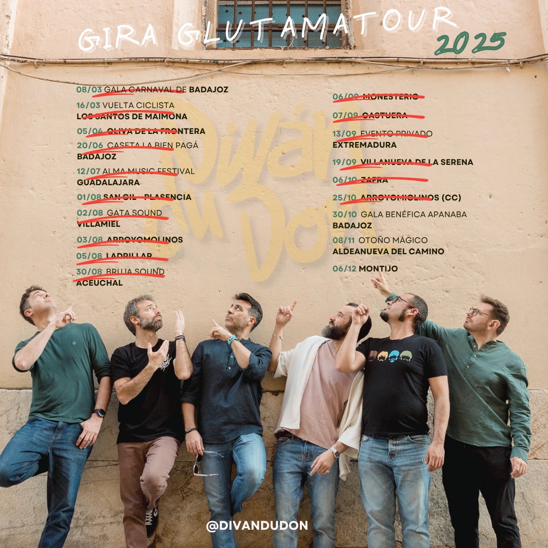 La gira está a punto de terminar. ¡No te lo pierdas!