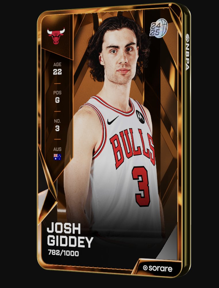 If you want a chance at a Josh Giddey S3 Limited Card just LIKE RT this tweet, &amp; comment your sorare user below! <a href="/SorareNBA/">Yes Context Sorare</a> #nbasorare
