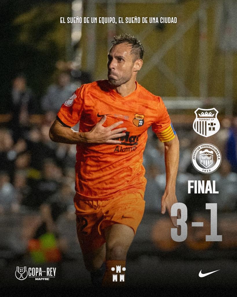 𝗙𝗜𝗡𝗔𝗔𝗔𝗔𝗔𝗟 𝗙𝗜𝗡𝗔𝗔𝗔𝗔𝗟 𝗙𝗜𝗡𝗔𝗔𝗔𝗔𝗔𝗔𝗟

Estamos en 32ºs de la Copa del Rey. Un espectacular Torrent se hace con la victoria en casa juntos a su afición. Seguimos haciendo historia. 🧡

#SangTaronja #TorrentAFoc🔥 #TorrentTorremolinos