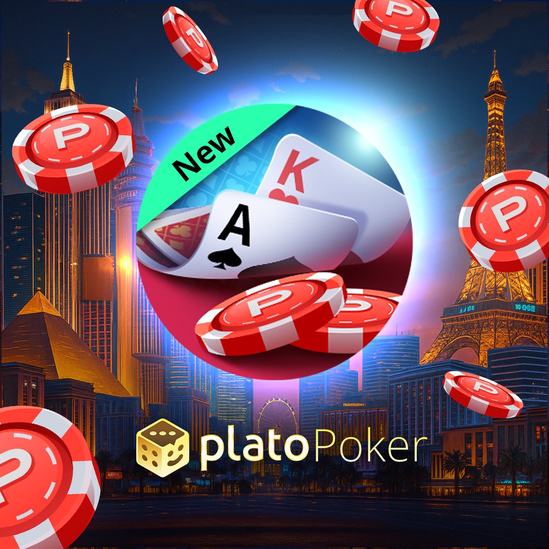 platochat's tweet photo. 🆕 &amp; Improved Plato Poker 💰

We've launched a new version of Poker built for fair play, real progress, and social connection. It features a persistent bankroll, monthly leaderboards, and a focus on skill-based gameplay over luck.

Play it now! https://t.co/ZL8GbtFo2x