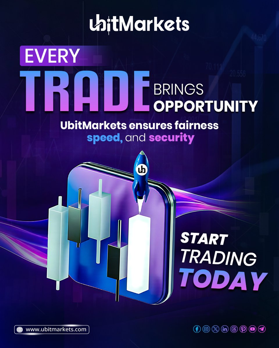 Ubitmarkets's tweet image. “Tip for new traders 📊: Always diversify your trading portfolio. With Ubitmarket, you can fund your account using crypto &amp;amp; stablecoins—making diversification simple.”  #Ubitmarkets #MetaTrader5 #TradingForAll #InvestSmart #TradingPlatform #Forex #Crypto #FinancialFreedom