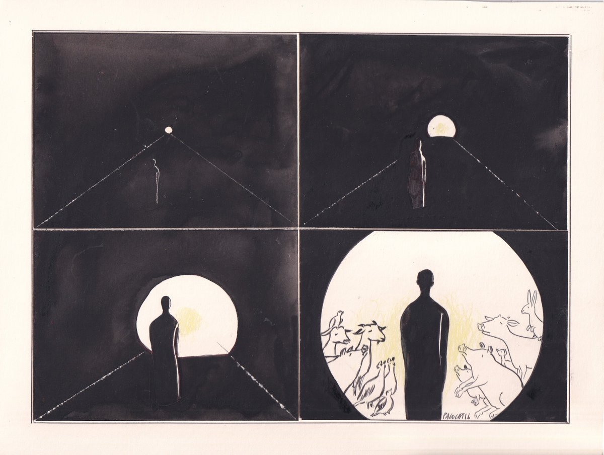 Mi viñeta.
Los amaste, respetaste y ayudaste... por eso te esperan al final del túnel.