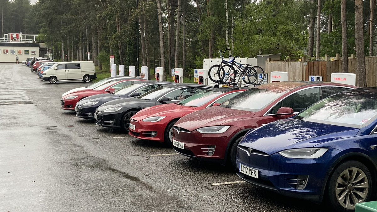 TrulyCharged's tweet photo. EVs are everywhere now, but this is how it started. #tesla #evcars #superchargers https://t.co/LIqYA4mG4D