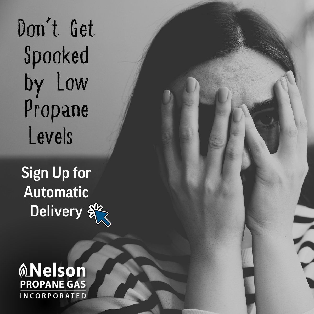 NelsonPropane's tweet photo. Halloween might only be days away, but you don’t need to be spooked about running low on propane when you enroll in automatic delivery!

#HappyHalloween #PropaneDelivery #PropanePower https://t.co/f0eTZZtQG2
