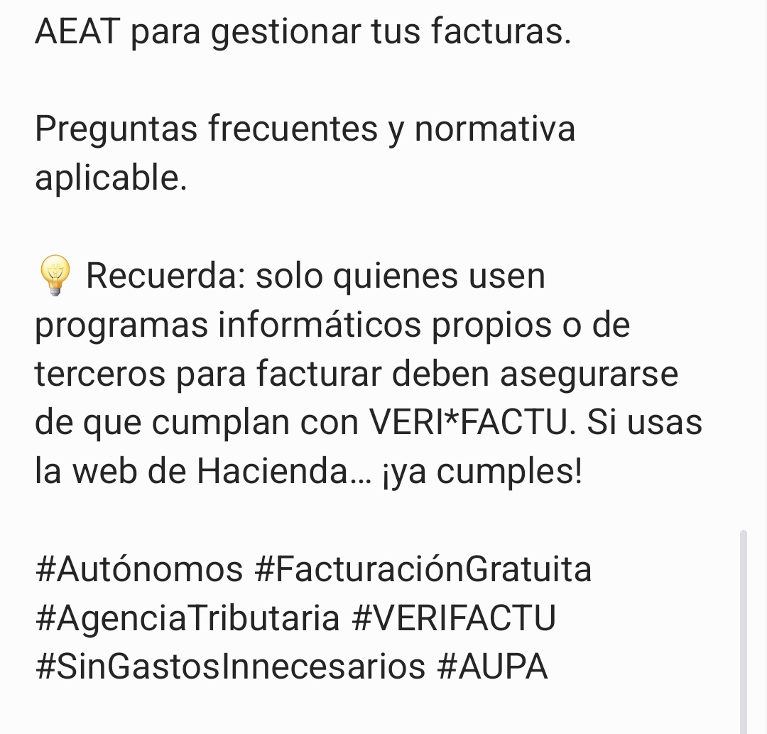 🧾 ¿Tienes que facturar y no sabes por dónde empezar? 

Aquí un resumen.

#Autónomos