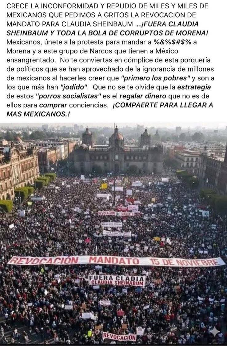 RSC_59's tweet image. #NarcoGobiernoDeCuarta 
#NarcoPresidenteClaudia 
#FueraLaPresirvienta