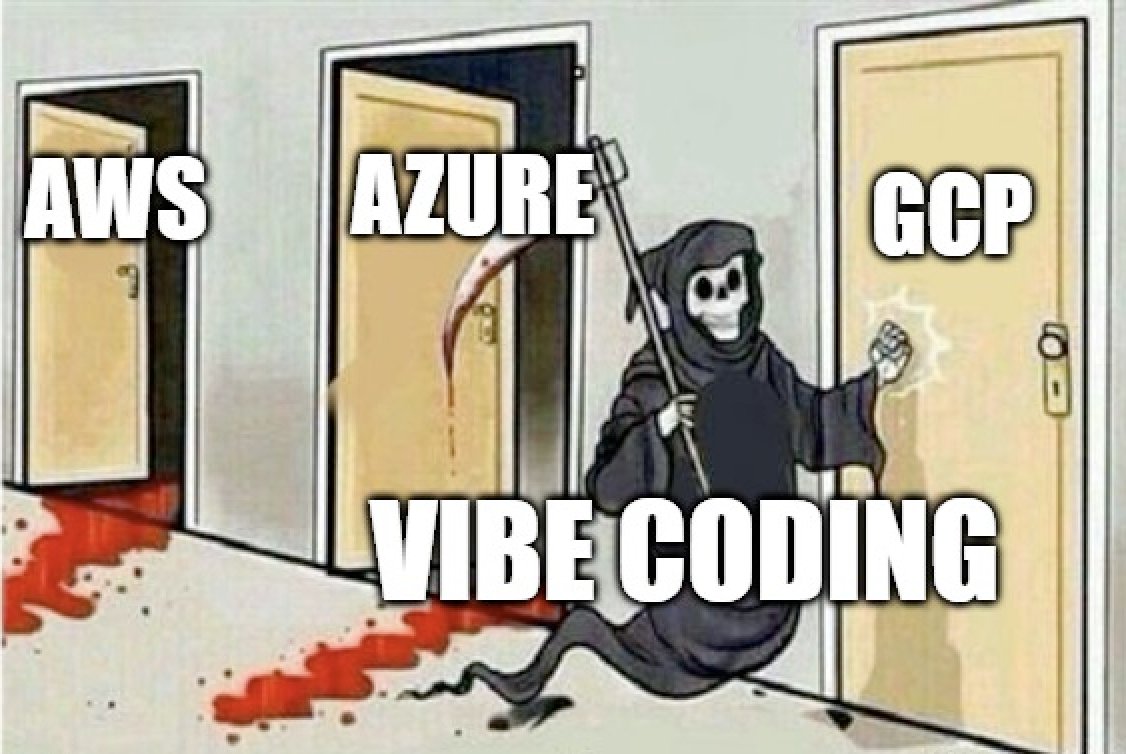 straikerai's tweet image. Clouds may fall, but vibe coding never dies☠️⚰️#infosec #aisecurity #AgenticAI #spookyseason