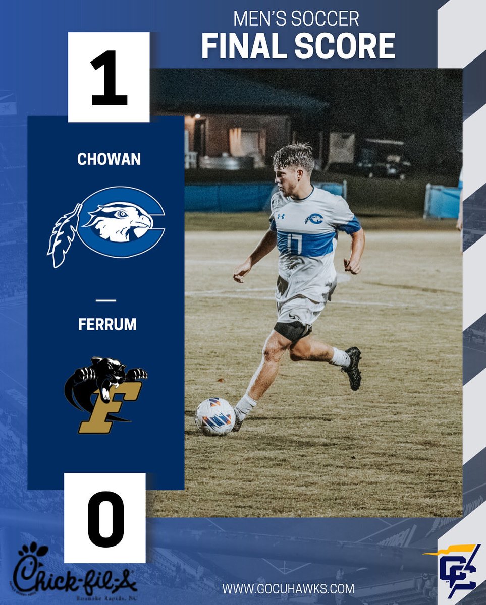 Chowan takes the win as they defeated Ferrum 1-0⚽️