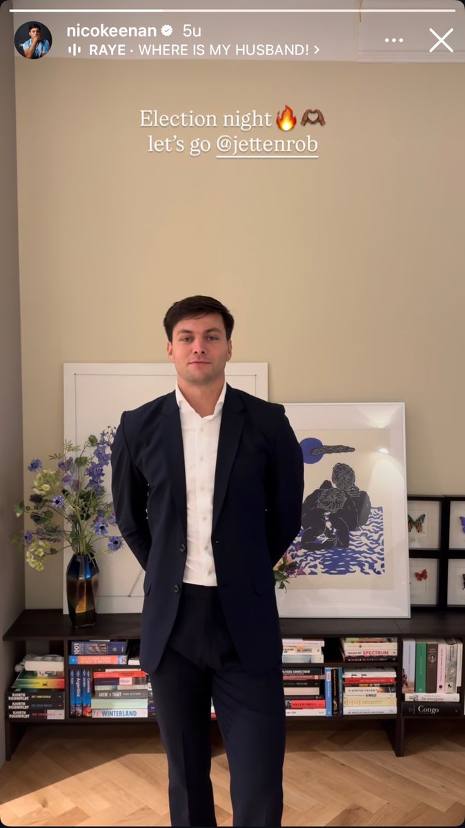 Ik vind het echt leuk als hij first man van Nederland wordt. 😊