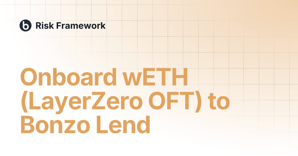 Off the back of strong capital inflows of $wETH into @Hedera via <a href="/StargateFinance/">Stargate | Fast Swaps - Now Live</a> + increased daily trading volume in <a href="/SaucerSwapLabs/">SaucerSwap Labs</a> v2 pools...

@Bonzo_Finance lend will list $wETH for lending &amp; borrowing on Thur, Oct 30th 💪

🔗Change memo (<a href="/Re7Labs/">Re7 Labs</a>): docs.bonzo.finance/bonzo-risk-fra…