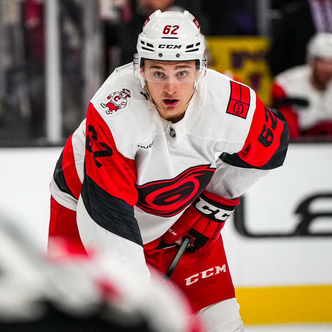 Canes's tweet photo. The #Canes have recalled defenseman Charles Alexis Legault from the @Chicago_Wolves.

We’ve also placed forward William Carrier on injured reserve.

Details » https://t.co/Pi2TuQvngq https://t.co/u8Ea54vTu0