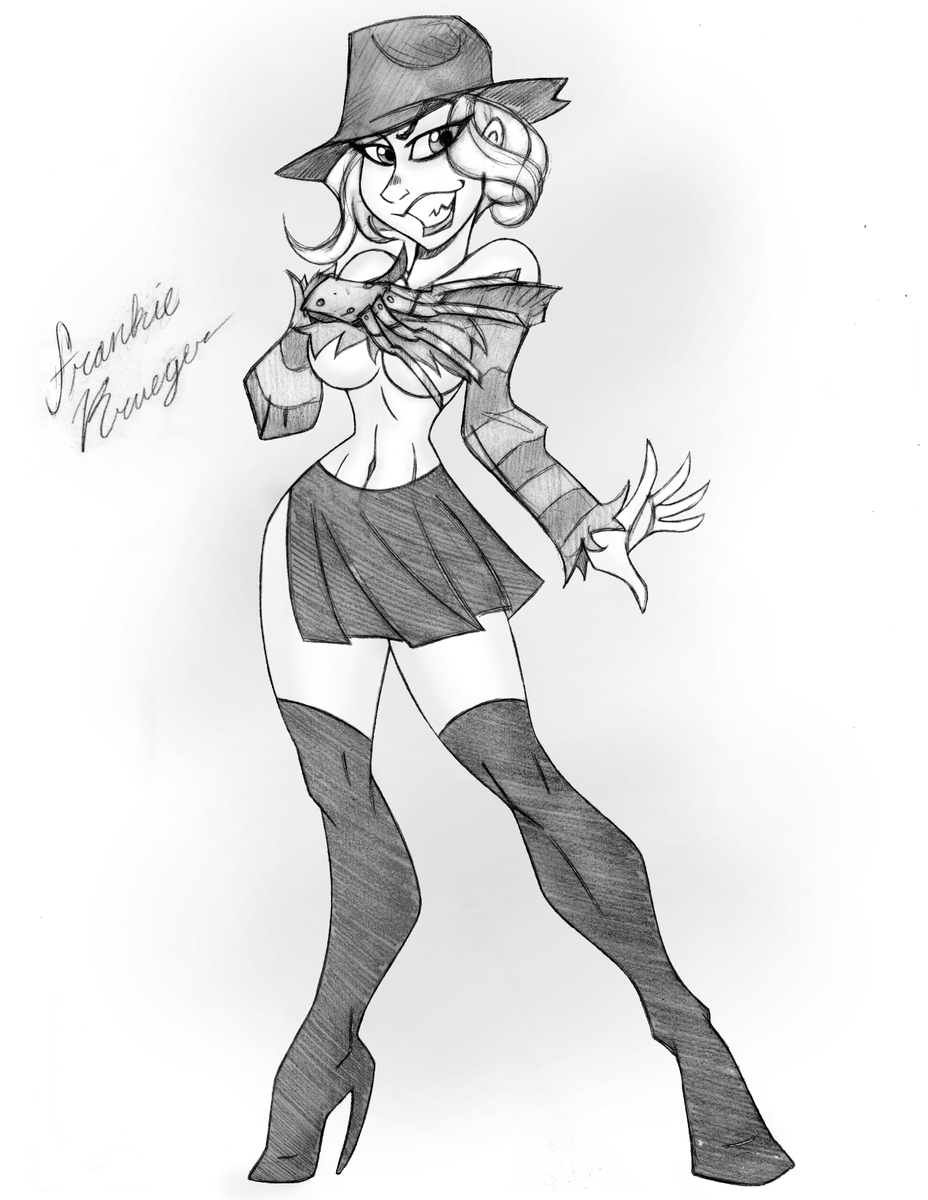 Alternatype's tweet photo. A present I made for Darin https://t.co/HKTnn2Kb9s
...XD  Frankie Krueger... She is here to make all your (wet) dreams come true... XP https://t.co/AYilBWBb8c
