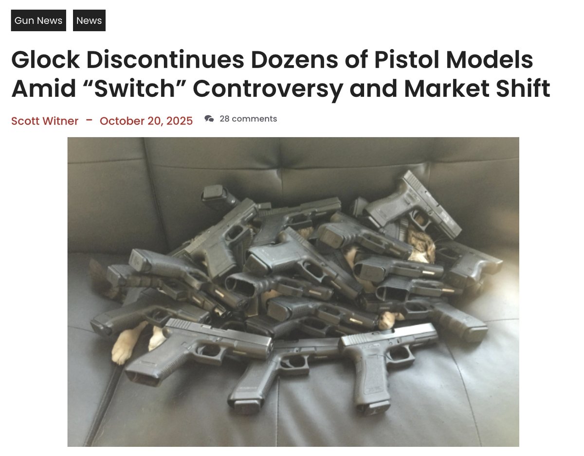 CSSA1926's tweet image. 🚨 LAST CHANCE: Claim your chance to win one of the last 9mm Glock 19s on the market! Become a member of CSSA by 11:59 pm tonight to get your name in the drawing. CSSA.org/Join

#2A #Colorado #GunRights #2ndAmendment #coleg #GlockSwitch #SecondAmendment #Glock #Glock19…