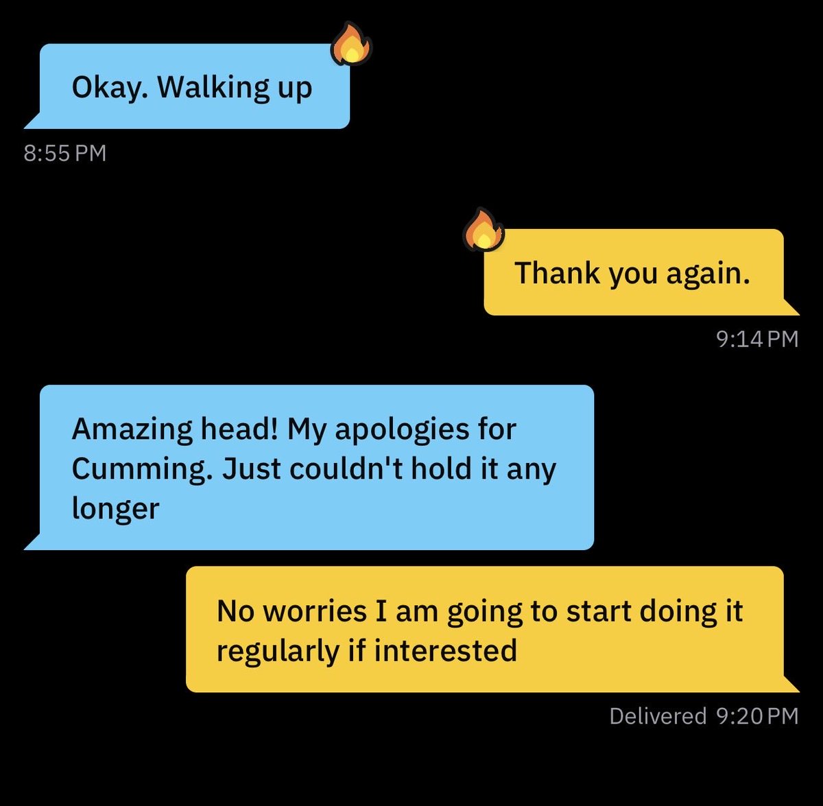 KC_femsissy's tweet photo. Another satisfied customer! 🤭😊 https://t.co/NLi1tS5D8w
