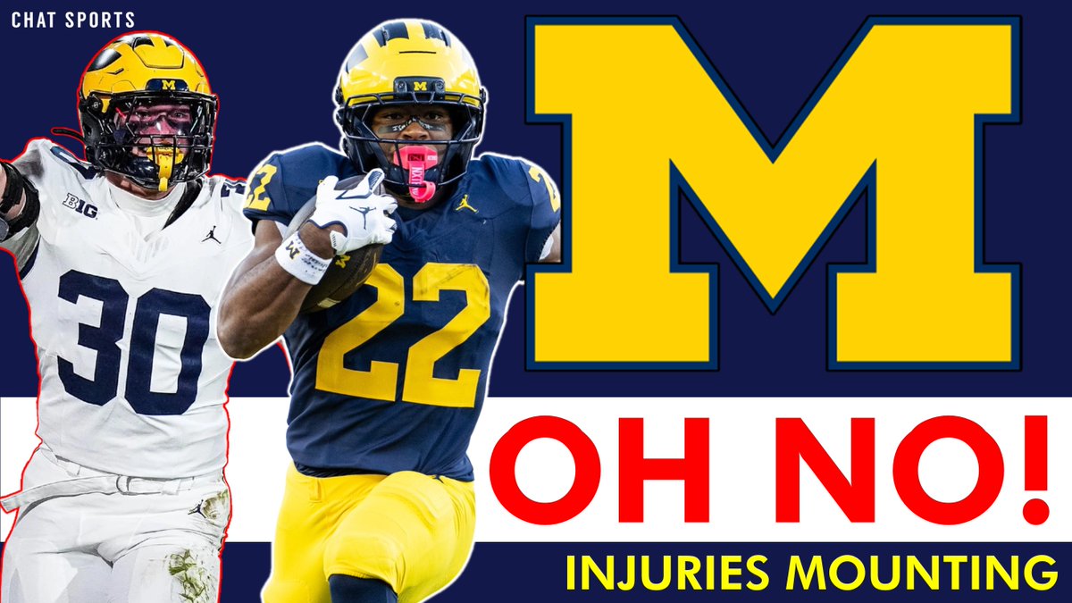 New YouTube video:

Michigan MIGHT get a triple-dose of bad news on the injury front... plus:

Another Big Ten school has an NIL collective that plans to target a Michigan football super-starter as a 'transfer'  - if they can pay him enough to leave

WATCH <a href="/ChatSports/">Chat Sports</a>
