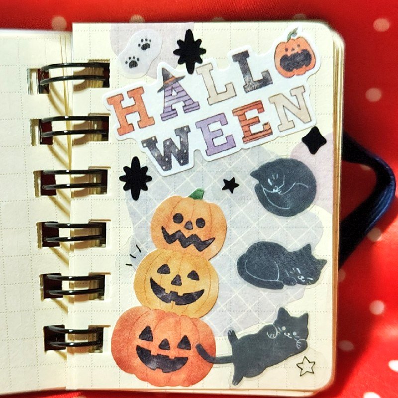 「ハロウィン3兄弟」

パンプキンと黒猫のダブル3兄弟
#コラージュ
#コラージュノート