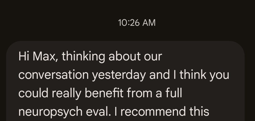 cowboymaxwell's tweet image. im winning therapy i think #recognition