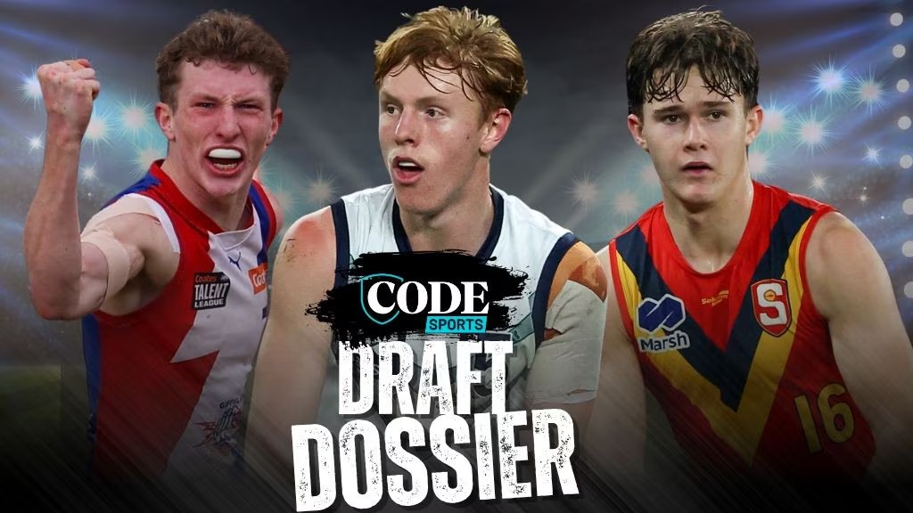 codeaflau's tweet image. The 2025 AFL Draft is less than a month away, but there’s still plenty of time for movement at the top of our Draft Dossier. Our experts have ranked the 50 best young guns across Australia.

AFL DRAFT DOSSIER ▶️ bit.ly/4oe9jv1