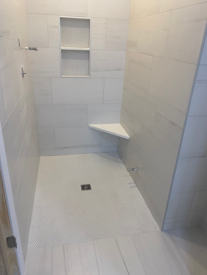 QualityTileInc's tweet image. ❄️ Stay warm this winter with Quality Tile, Inc.!
🔥 Heated tile floors for comfort
🚿 Curbless, handicap-accessible showers for safety &amp;amp; style

Upgrade your home before the cold sets in → qualitytileinc.com

#QualityTile #HeatedFloors #MichiganHomes #CurblessShowers