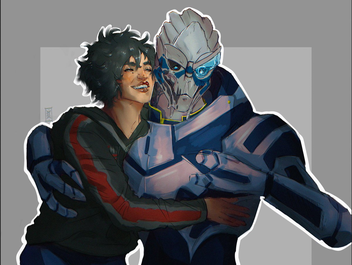 Mass Effect Colored Sketch Commission for a lovely user on Tumblr

#Garrus #CommanderShepard #MassEffect