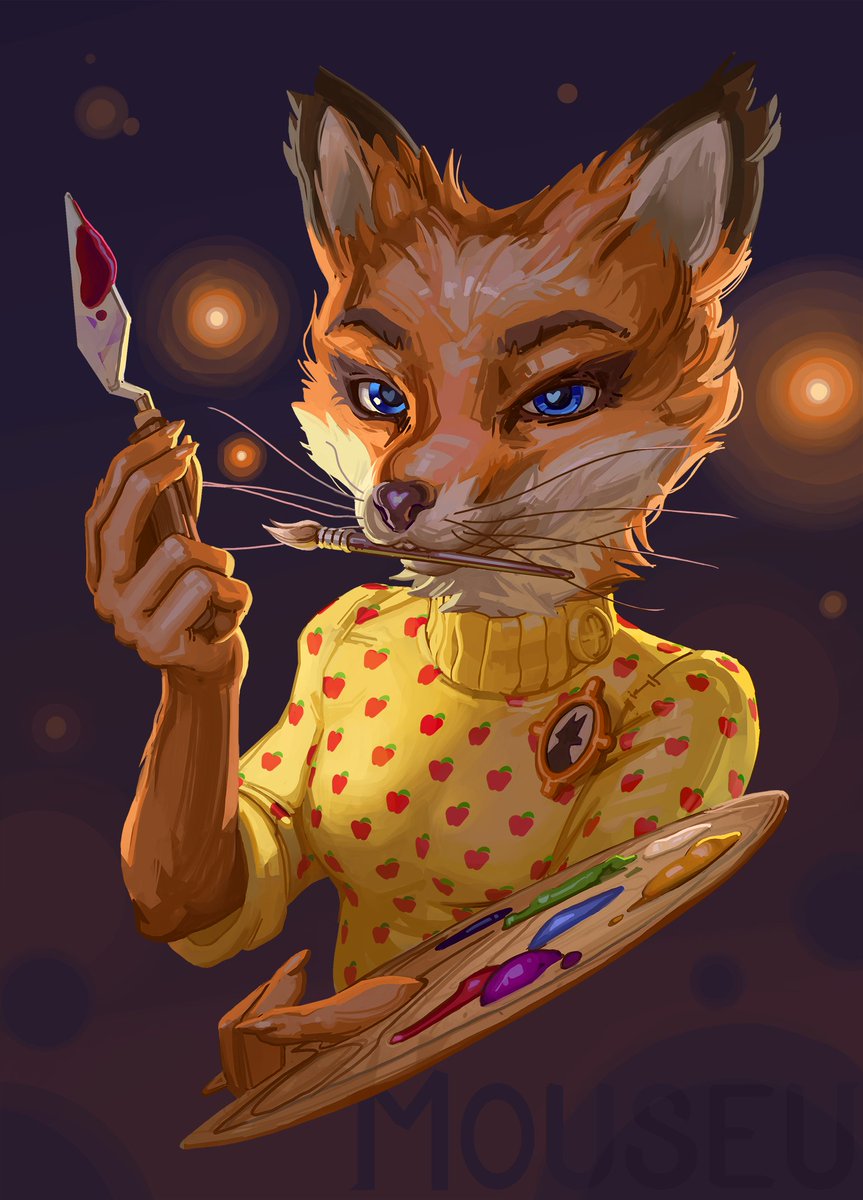 MouseuArt's tweet image. Loved the movie 🦊🧡