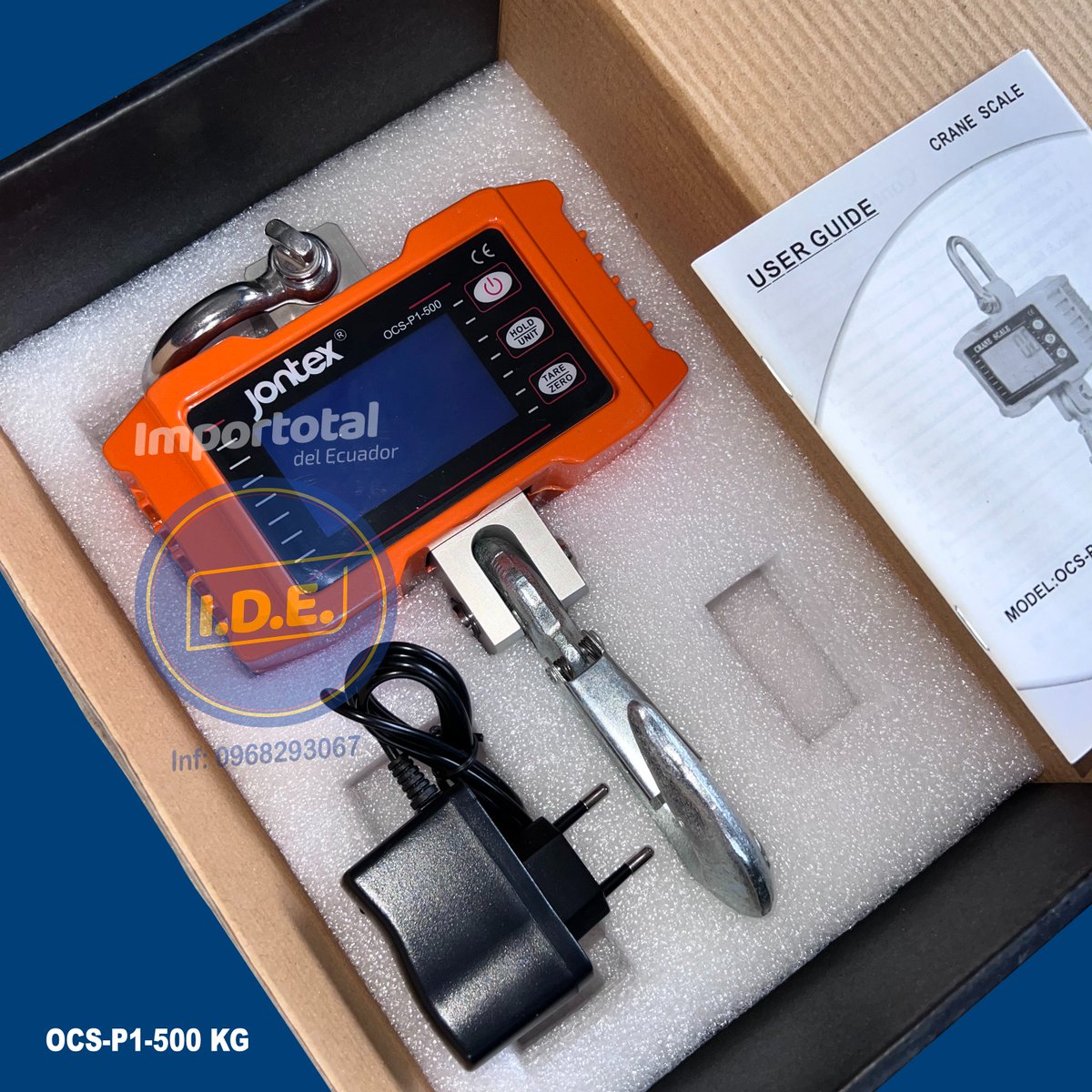 importotalec's tweet photo. 🔴 Balanza Colgante Recargable Y Digital (Marca Jontex*) De 500 Kilos Ó 1100 Libras (Con Divisiones De 0,2 Kg x 0,5 Lb) (Ideal Para Pesar Frutas, Arroz, Azúcar, Etc.)

ATENCIÓN ⛔ producto sujeto a disponibilidad pregunte por favor por stock / existencias ⛔ https://t.co/VmjmJpAyul