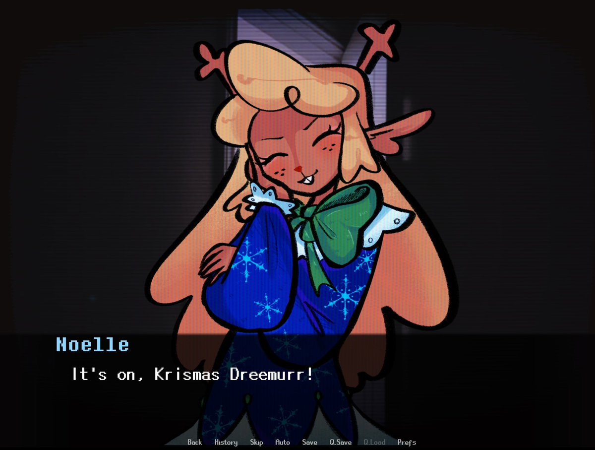 I would like to share sneak peeks on something I’ve been working on for a while
It is still very far from finished but we are getting there ❤️ #deltarune