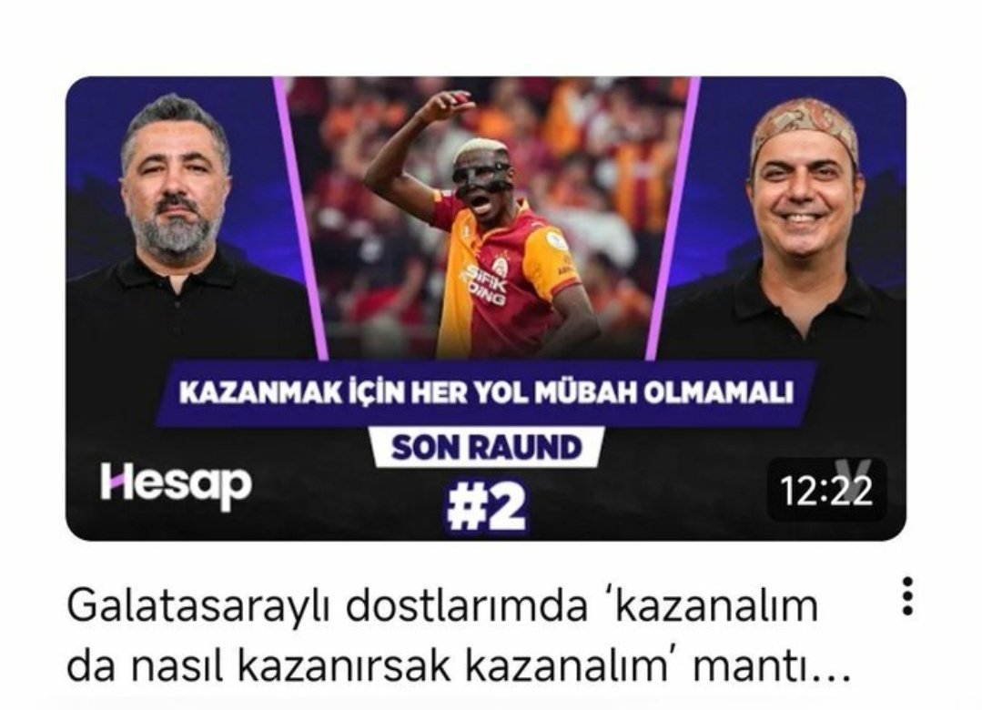 Serdar Ali Çelikler ve Vole denen program haddini aşmıştır!

İzleme, izlettirme kimse Galatasaray Camiasına bu şekilde yaklaşamaz haddinizi bileceksiniz!!!

#VoleBOYKOT